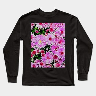 Floral pattern - pink flowers Long Sleeve T-Shirt